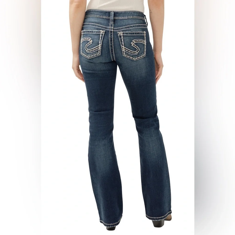 Silver Jeans Tuesday Baby Boot Low-Rise Jeans